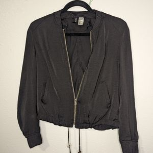 Satin Bomber Jacket